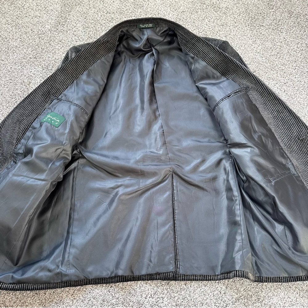 Men’s Black 46 Corduroy Jacket Sports 2 Button Scandia Woods 100% Cotton Casual - Picture 10 of 12